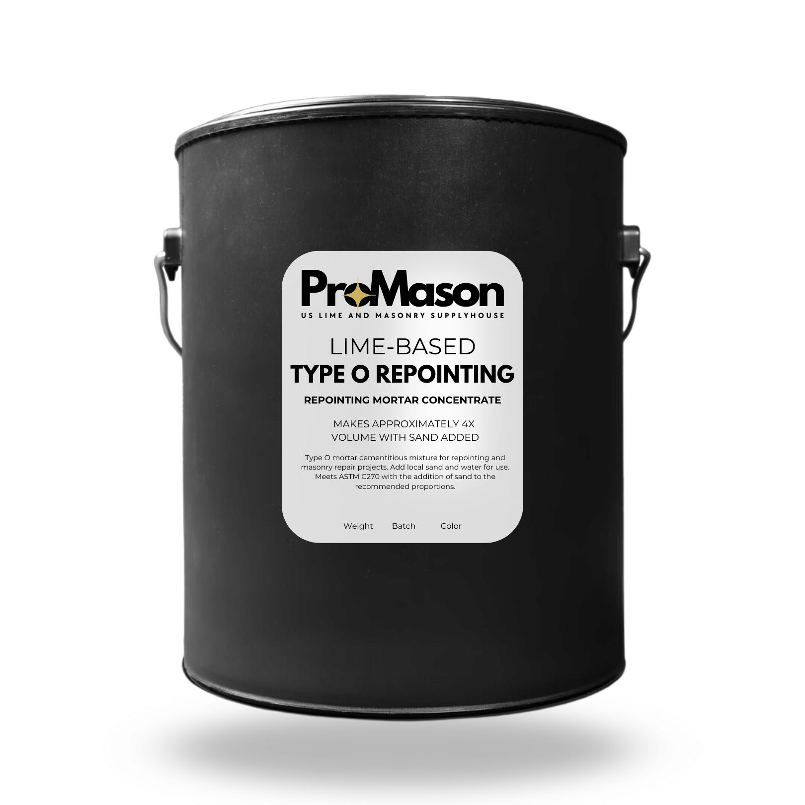 Type O Mortar - Repointing Brick & Stone Concentrate - Lime Mortar and Masonry Tools - ProMason Supply