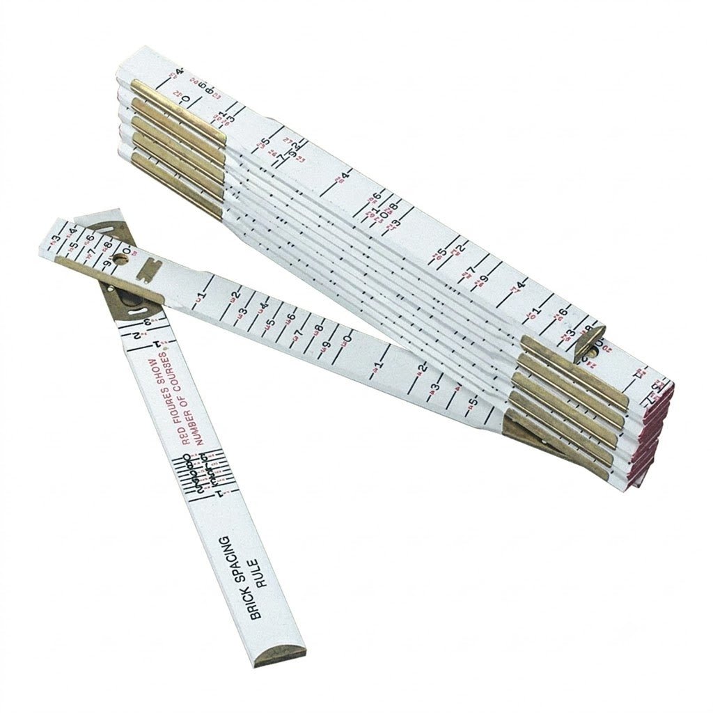 72" Hardwood Mason's Spacing Rule for Standard Brick - ProMason Supply
