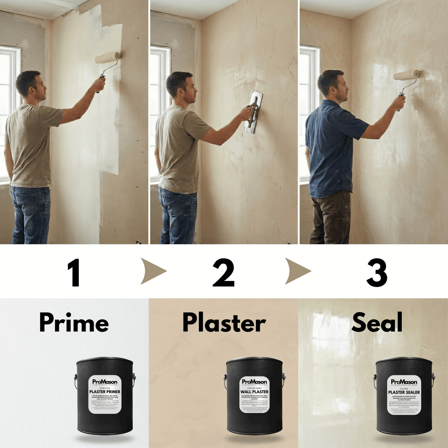 Lime Wall Plaster - Color Skim 121-5 Red-Violet