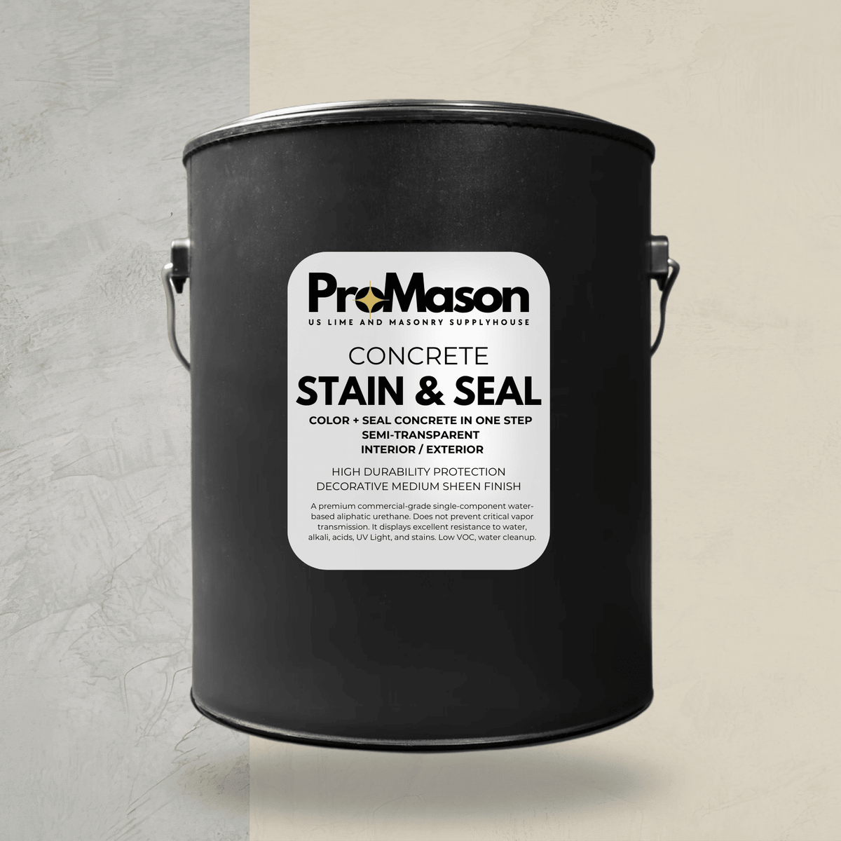 Concrete Stain & Seal - Color Sealer - ProMason Supply