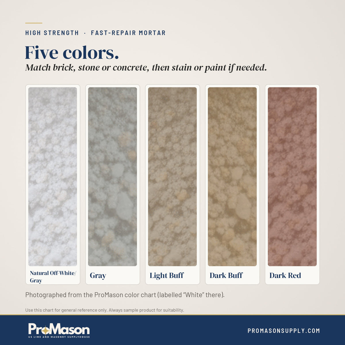 Fast-Repair Patching Mortar - Brick, Stone, & Concrete - ProMason Supply