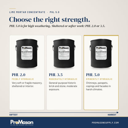 Lime Mortar Concentrate - PHL 5.0 - ProMason Supply