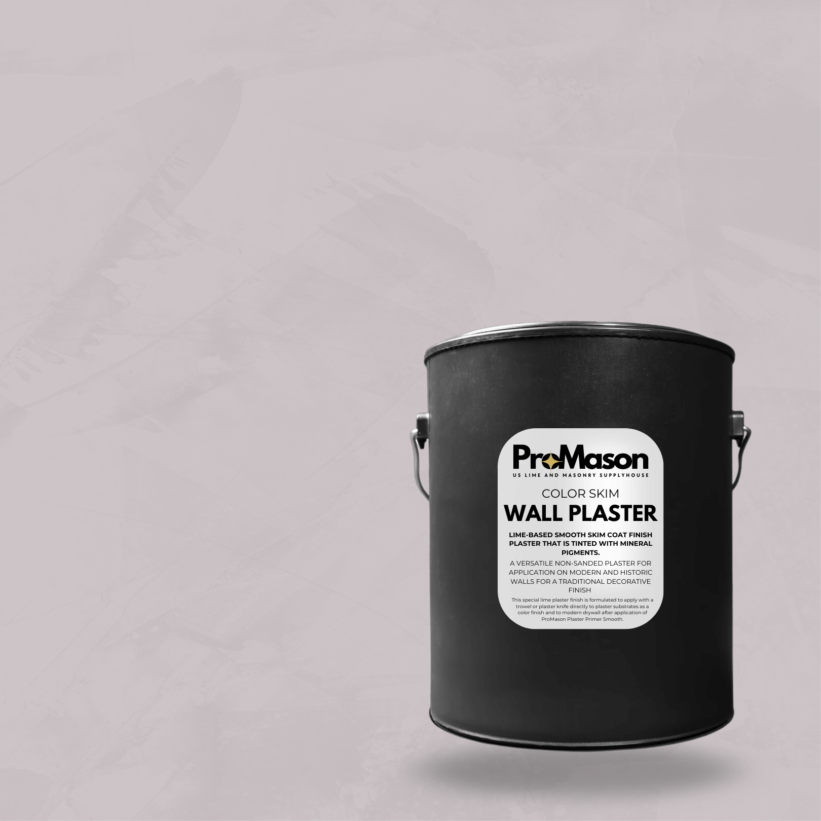 Lime Wall Plaster - Color Skim 101 - 3 Mauve - ProMason Supply