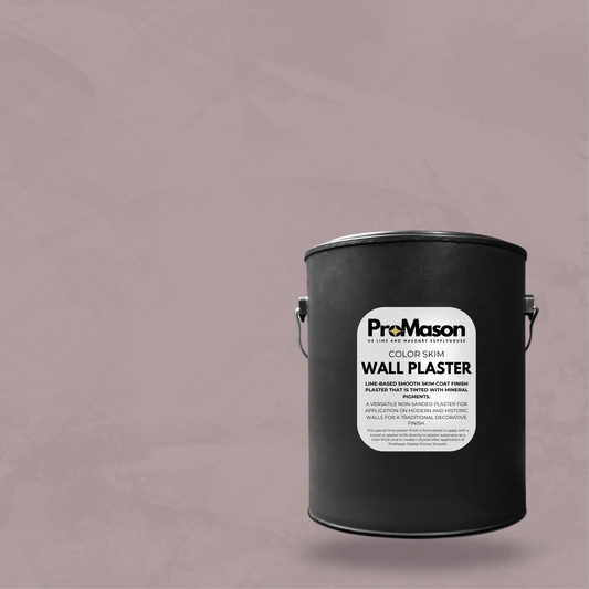 Lime Wall Plaster - Color Skim 101 - 5 Mauve - ProMason Supply