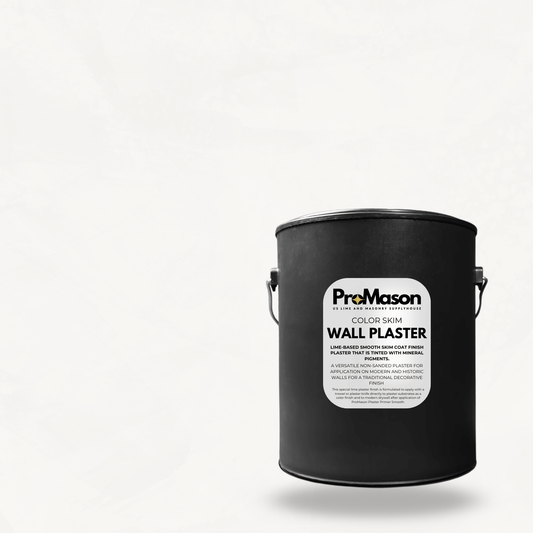 Lime Wall Plaster - Color Skim 102 - 0 White - ProMason Supply