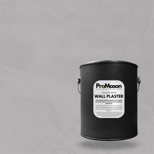 Lime Wall Plaster - Color Skim 102 - 3 Gray - ProMason Supply