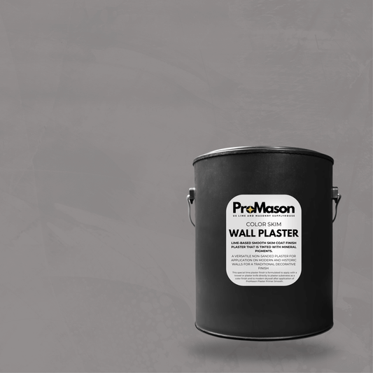 Lime Wall Plaster - Color Skim 102 - 5 Gray - ProMason Supply