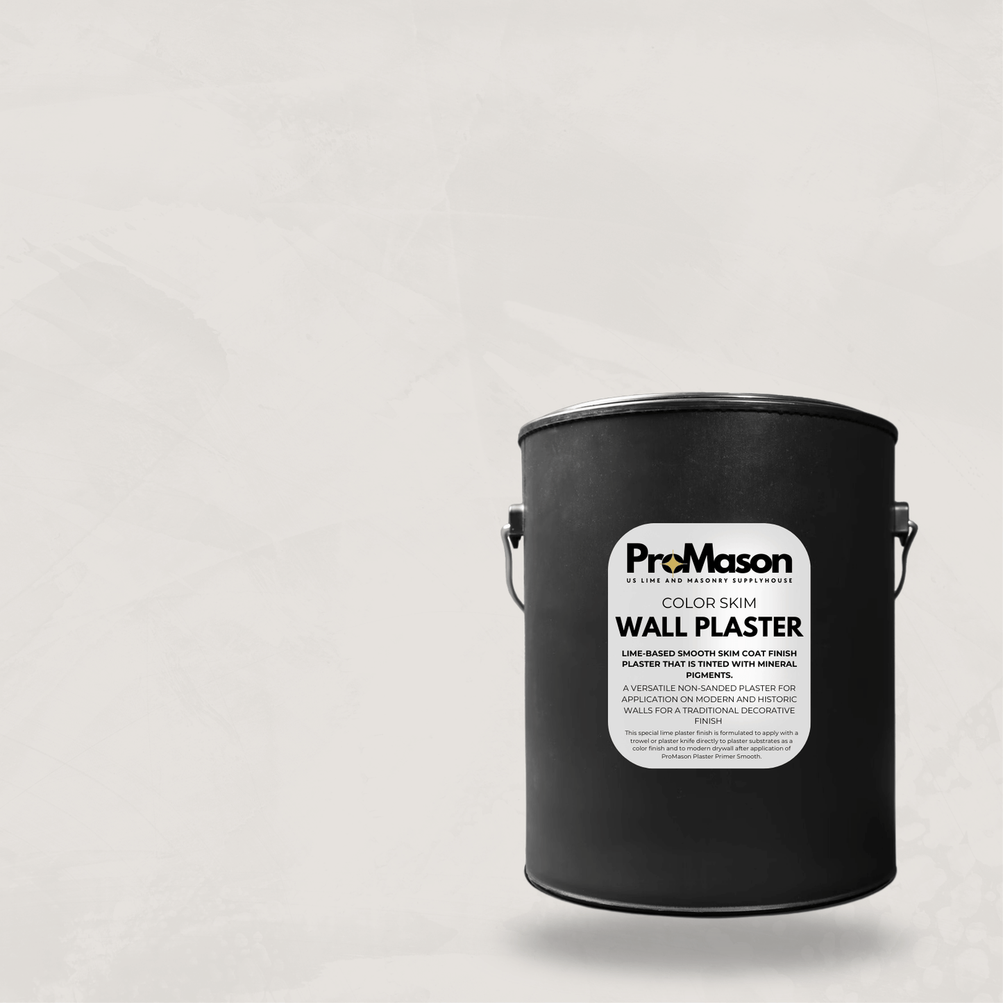 Lime Wall Plaster - Color Skim 103 - 1 Muted Gray - ProMason Supply