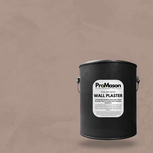 Lime Wall Plaster - Color Skim 113 - 5 Brown - ProMason Supply