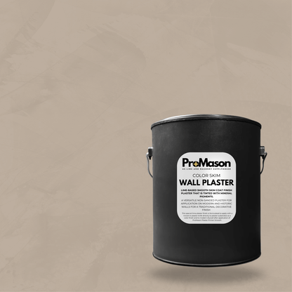 Lime Wall Plaster - Color Skim 118 - 5 Taupe - ProMason Supply