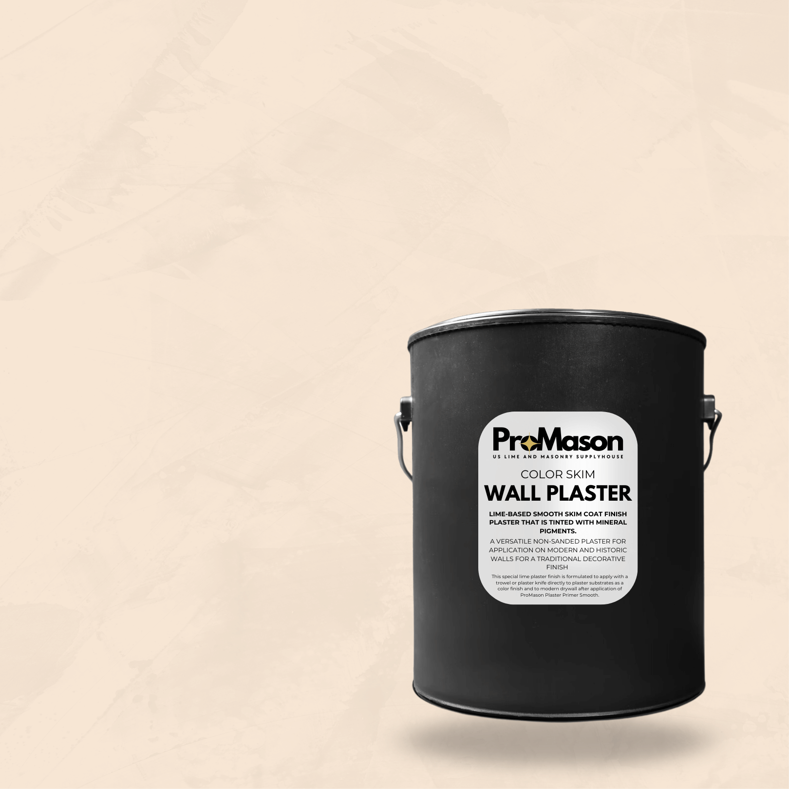 Lime Wall Plaster - Color Skim 119 - 1 Yellow - ProMason Supply
