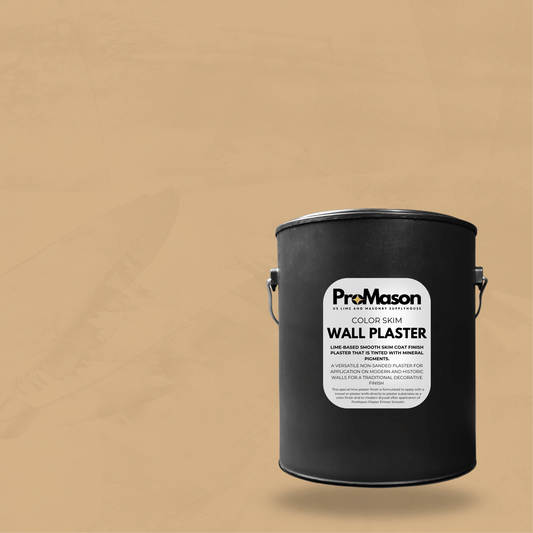 Lime Wall Plaster - Color Skim 119 - 5 Yellow - ProMason Supply
