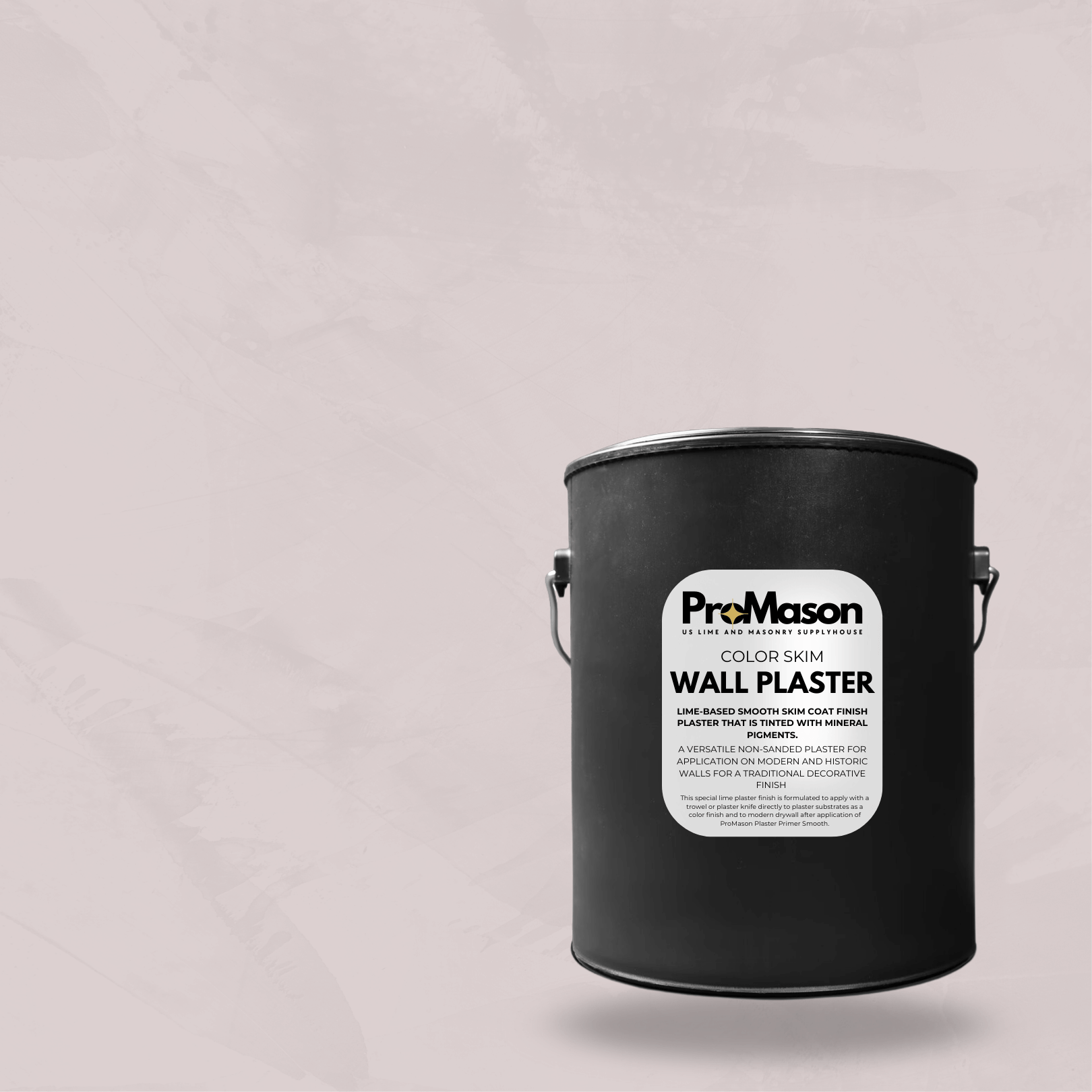 Lime Wall Plaster - Color Skim 121 - 2 Red - Violet - ProMason Supply