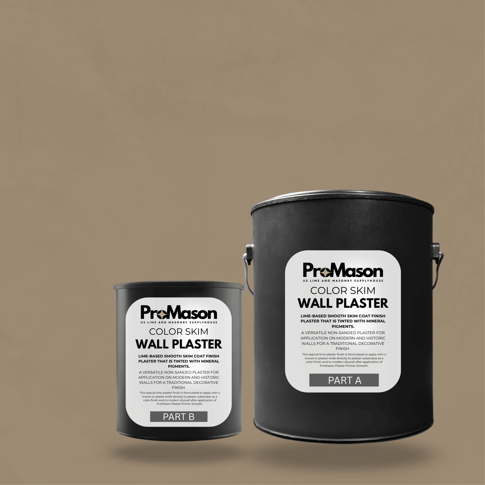 Lime Wall Plaster - Color Skim 123 Breccia - ProMason Supply