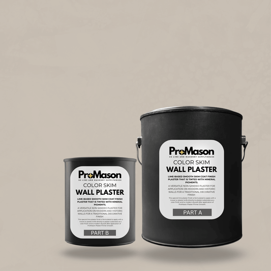 Lime Wall Plaster - Color Skim 126 Trass - ProMason Supply