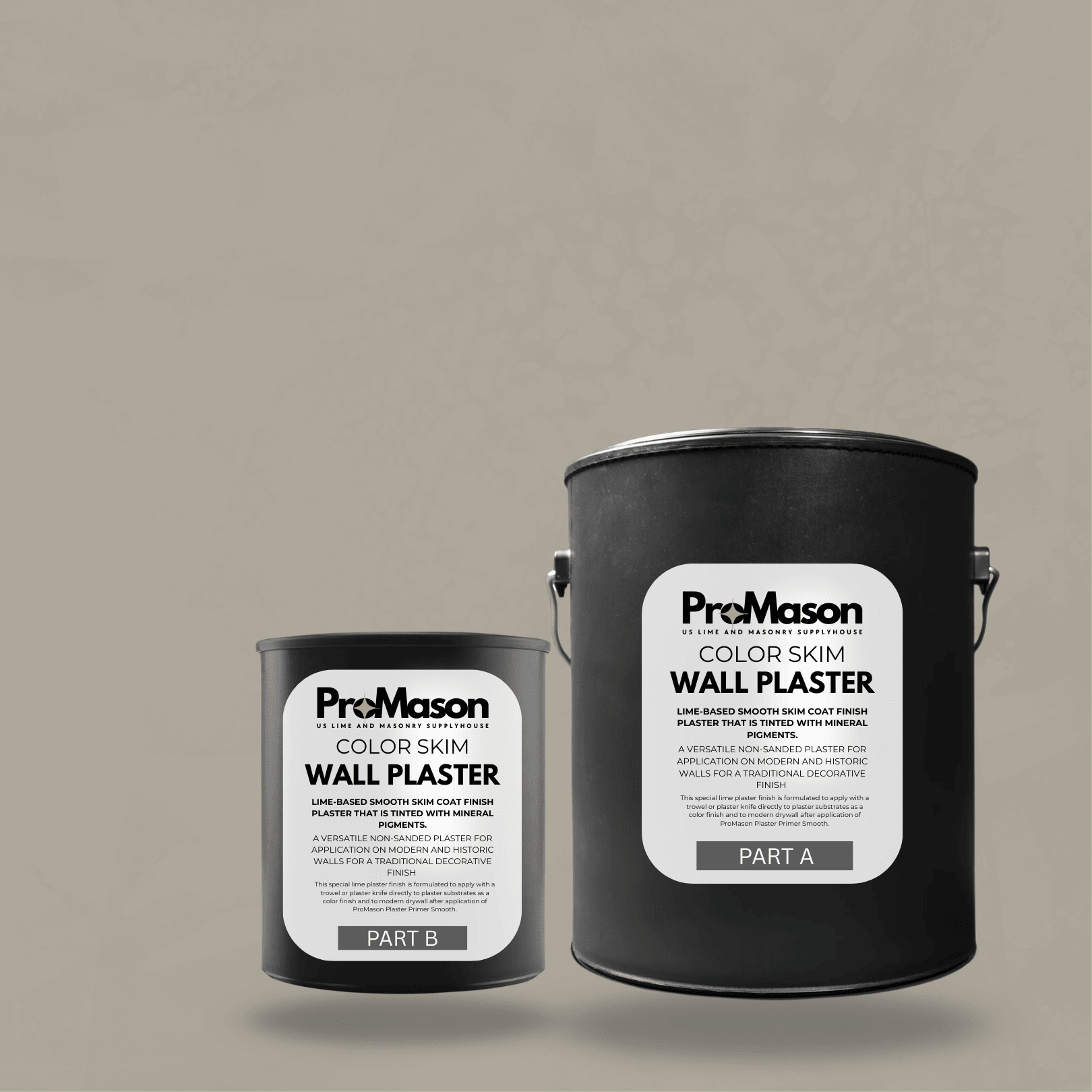 Lime Wall Plaster - Color Skim 127 Galet - ProMason Supply
