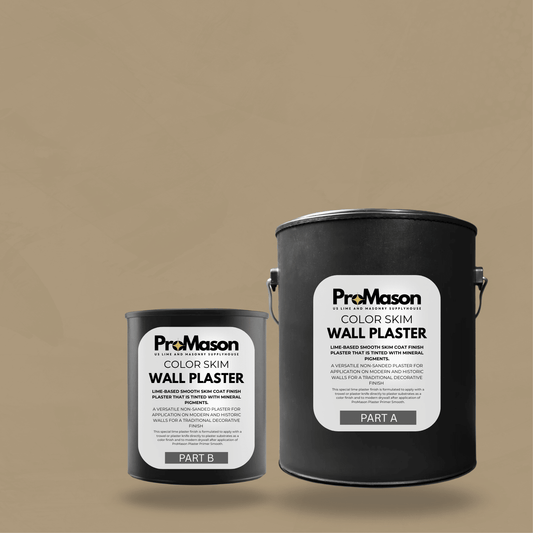 Lime Wall Plaster - Color Skim 132 Flysch - ProMason Supply