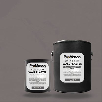 Lime Wall Plaster - Color Skim 135 Tephra - ProMason Supply