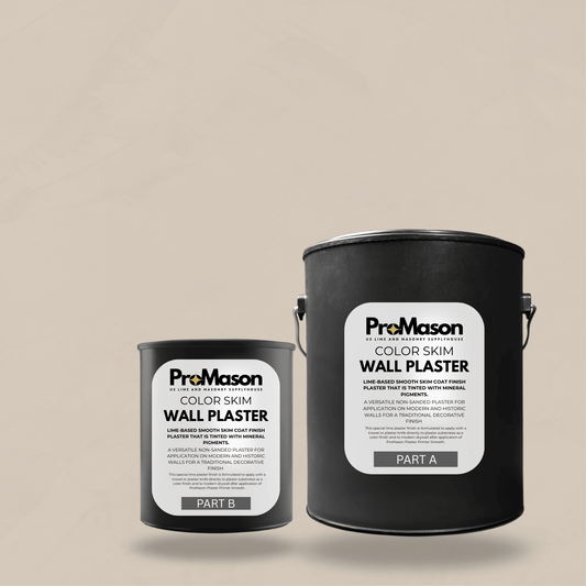 Lime Wall Plaster - Color Skim 139 Tuffeau - ProMason Supply