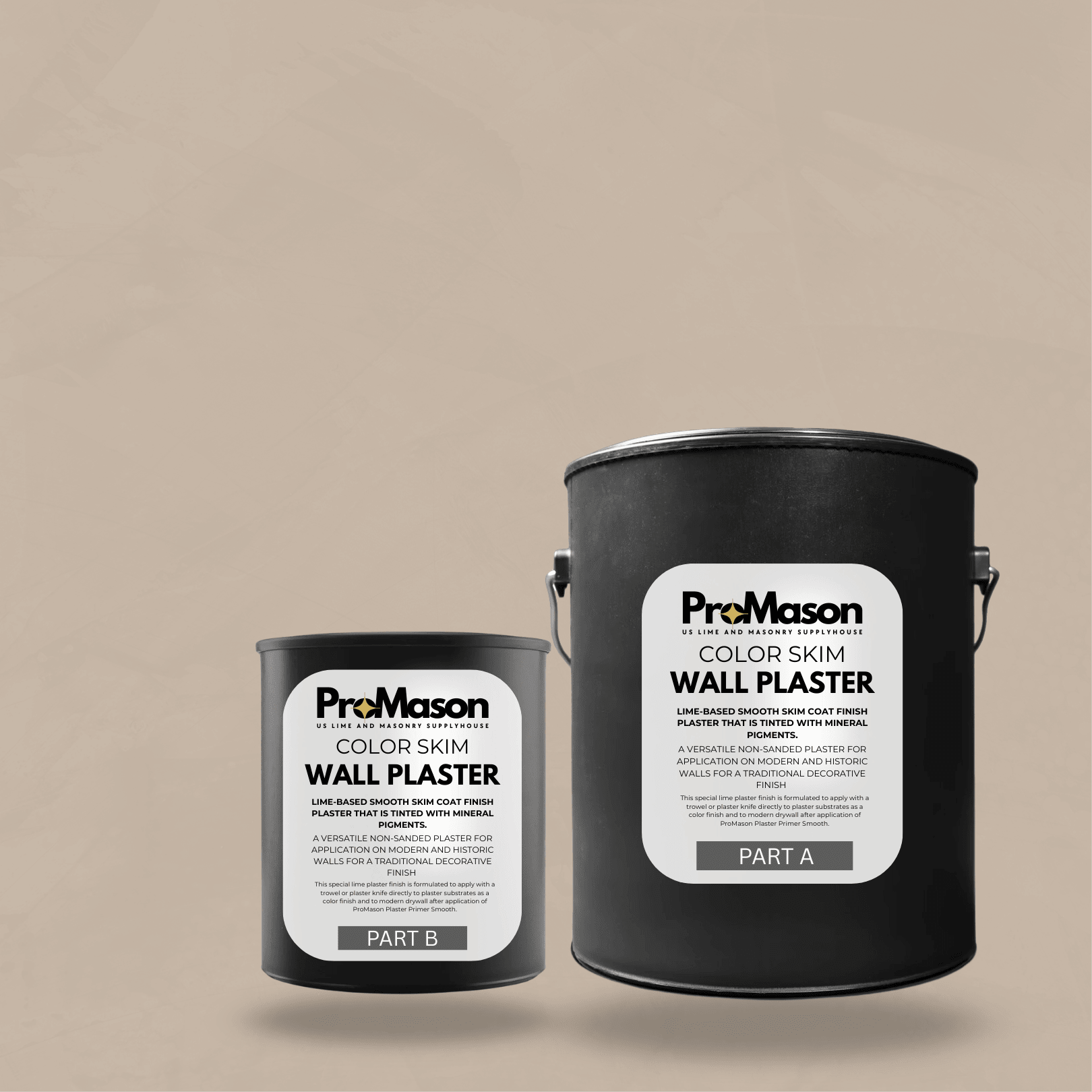 Lime Wall Plaster - Color Skim 140 Quoin - ProMason Supply