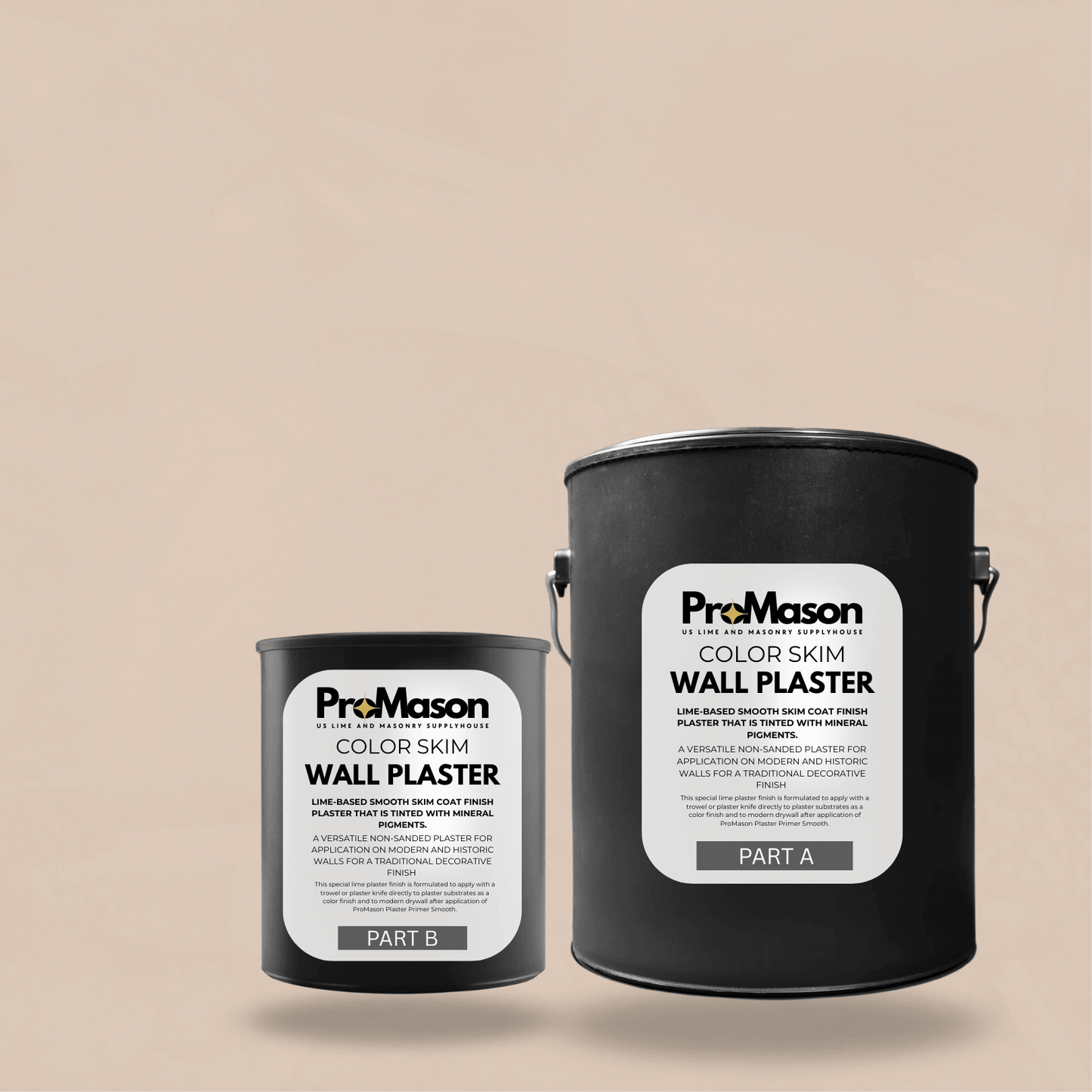 Lime Wall Plaster - Color Skim 143 Albite - ProMason Supply