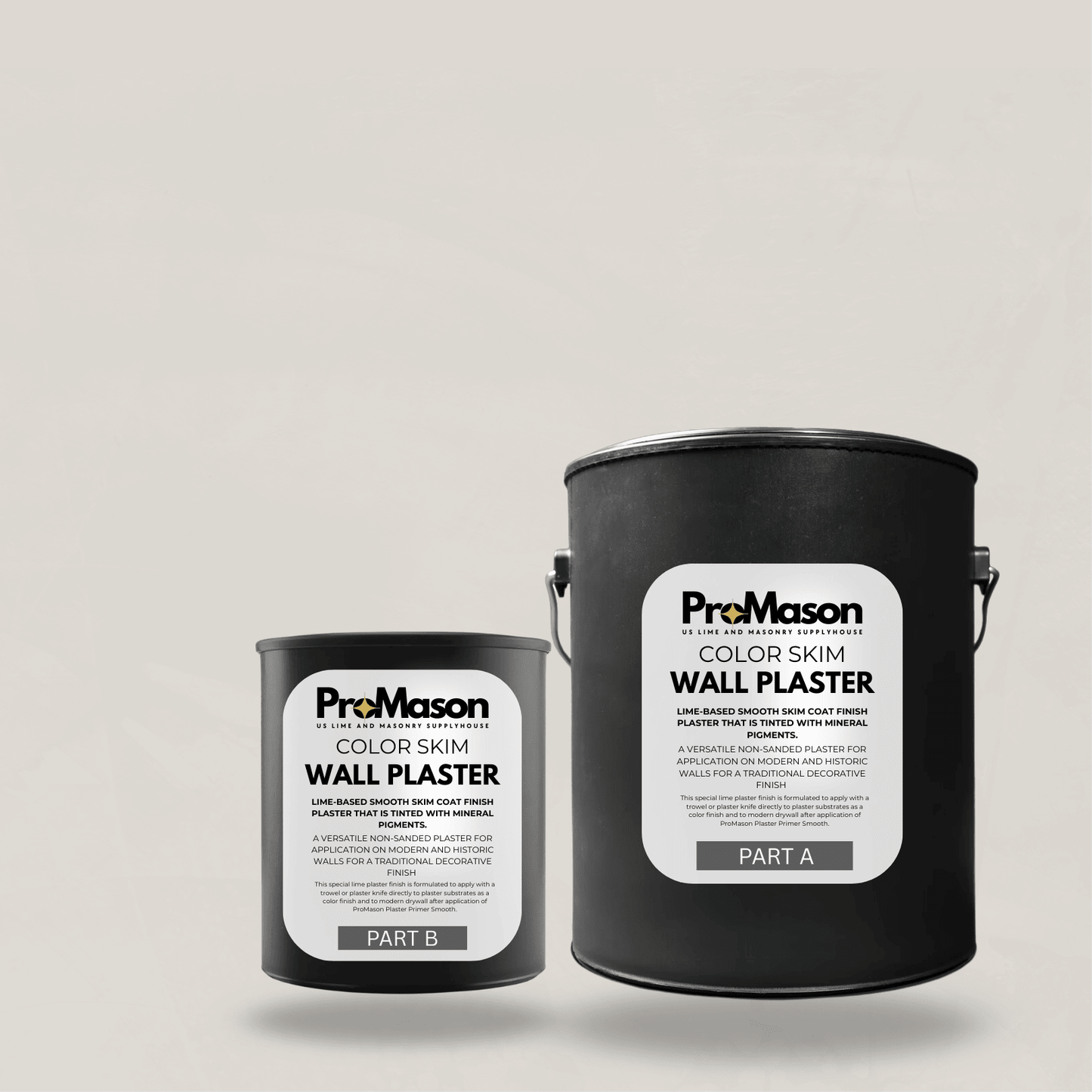 Lime Wall Plaster - Color Skim 146 Stria - ProMason Supply