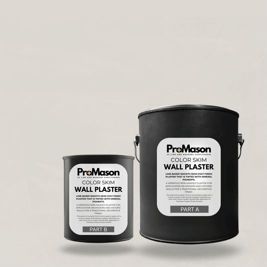 Lime Wall Plaster - Color Skim 146 Stria - ProMason Supply