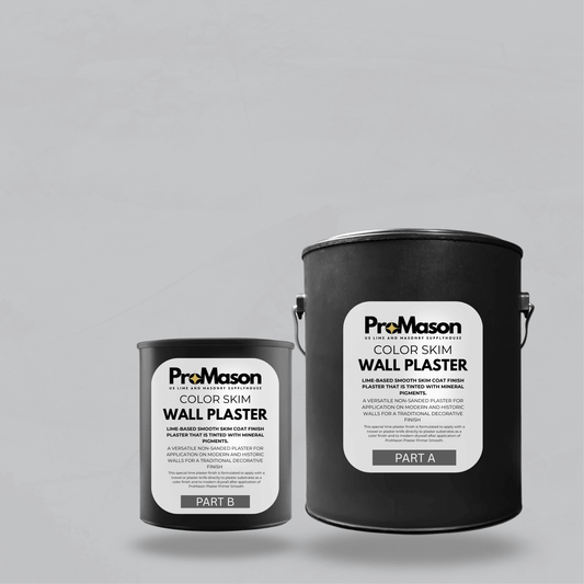 Lime Wall Plaster - Color Skim 153 Monolith - ProMason Supply