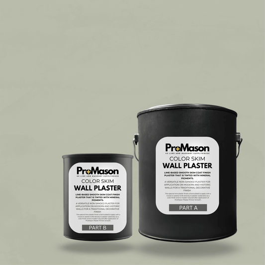 Lime Wall Plaster - Color Skim 154 Shale - ProMason Supply