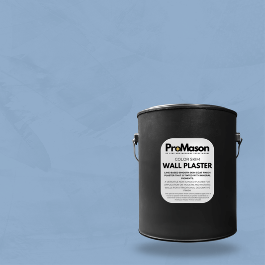 Lime Wall Plaster - Color Skim 202 - 5 Blue - ProMason Supply