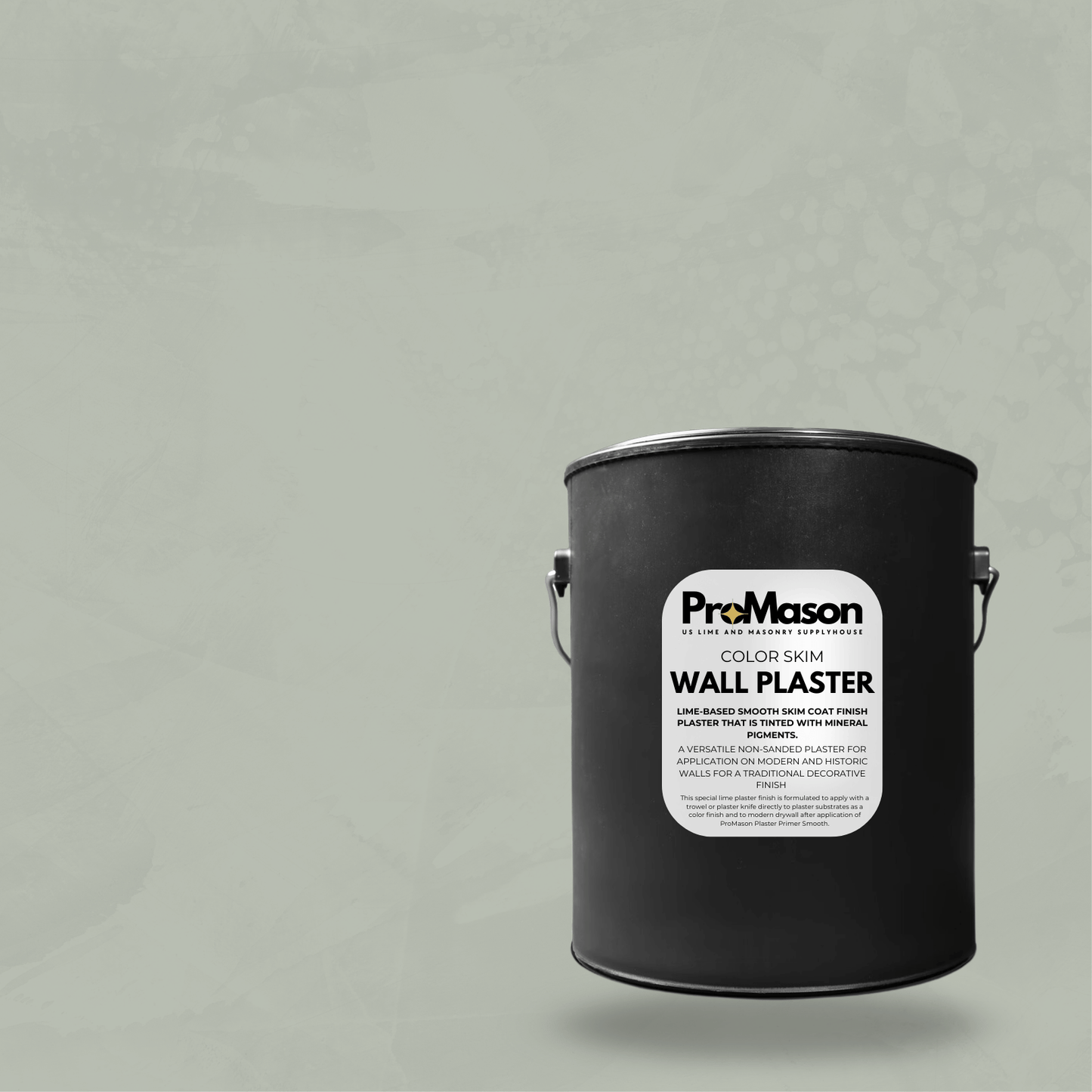 Lime Wall Plaster - Color Skim 204 - 4 Green - ProMason Supply