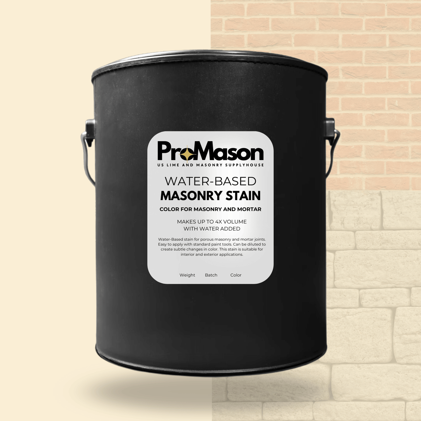 Masonry Stain - Water Based - Lime Mortar and Masonry Tools - ProMason Supply