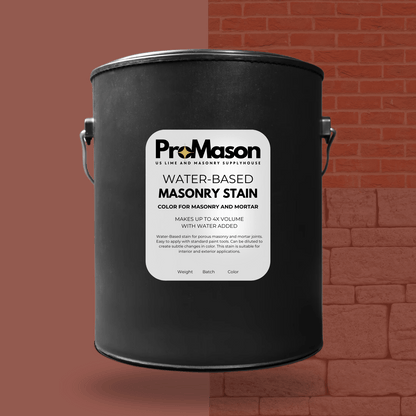 Masonry Stain - Water Based - Lime Mortar and Masonry Tools - ProMason Supply