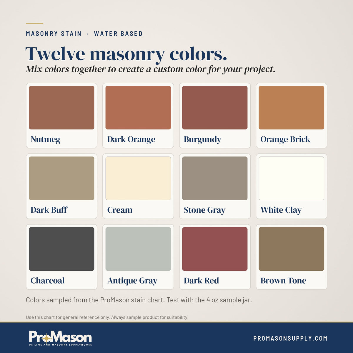 Masonry Stain - Water Based - ProMason Supply