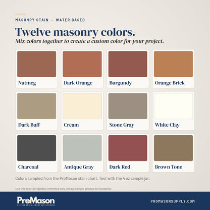 Masonry Stain - Water Based - ProMason Supply