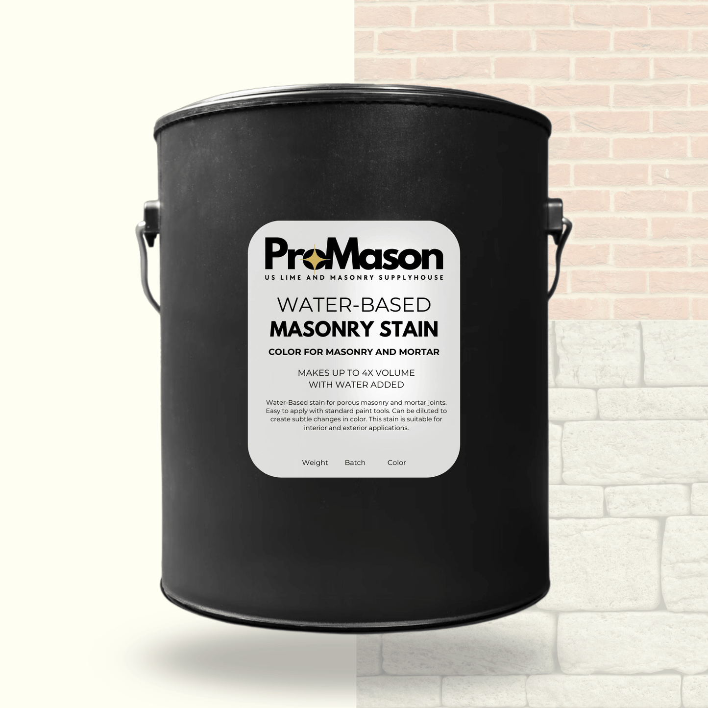 Masonry Stain - Water Based - Lime Mortar and Masonry Tools - ProMason Supply