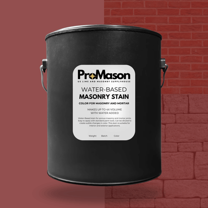 Masonry Stain - Water Based - Lime Mortar and Masonry Tools - ProMason Supply