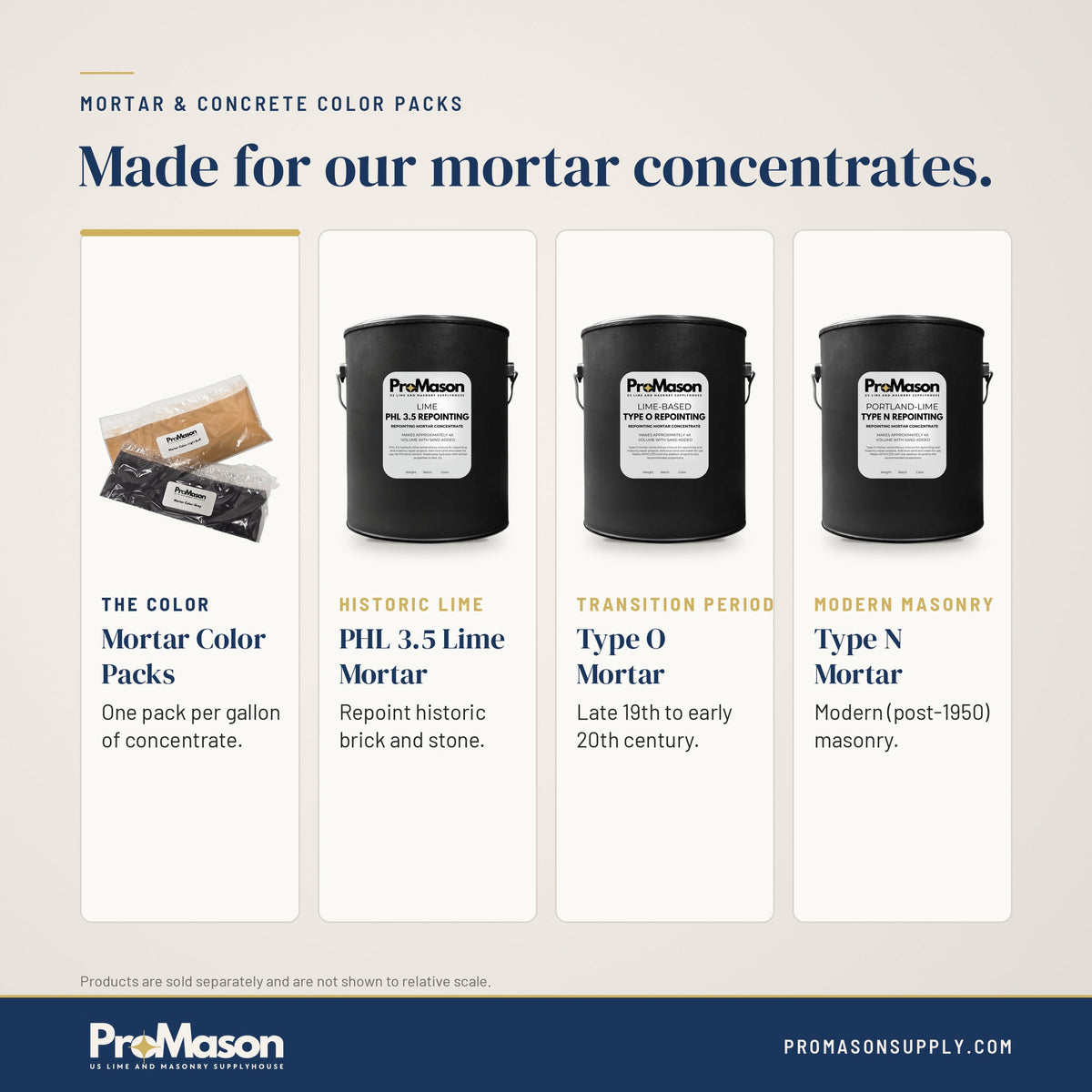 Mortar & Concrete Color - Dark Red Color Pack - ProMason Supply
