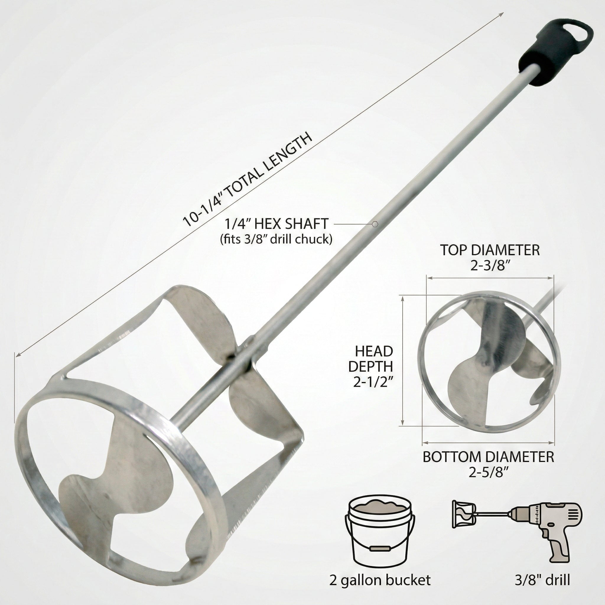 Plaster and Thinset Mixer - Jiffy 10